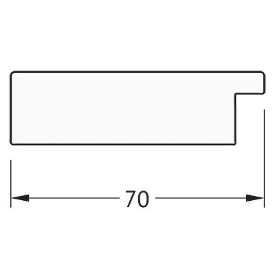 Зеркало Evoform Octagon 57х57 BY 7310 в багетной раме - Соты титан 70