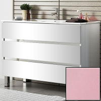 Тумба с раковиной SanVit Кубэ-3 70 kkube3070 в цвете Ral Розовый глянец, купить, цена, заказать, магазин, доставка, скидка, промокод, купить, цена, заказать, магазин, доставка, скидка, промокод