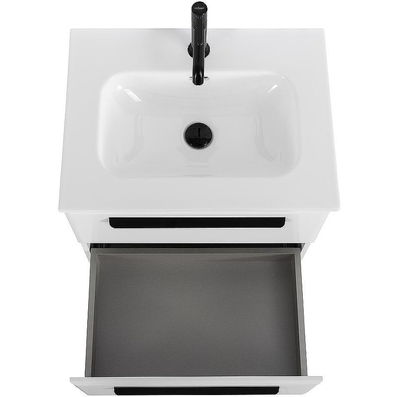 Тумба под раковину Cezares Eco-Cer-N 60 ECO-CER-N-600-2C-SO-BL подвесная Bianco Lucido без ручек, купить, цена, заказать, магазин, доставка, скидка, промокод, купить, цена, заказать, магазин, доставка, скидка, промокод