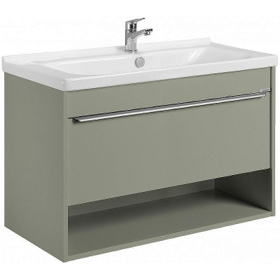 Тумба под раковину Aquaton Хоуп 100 1A287401HP9D0 подвесная Хаки