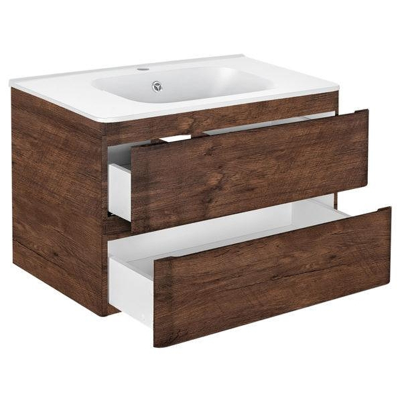 Тумба под раковину Vincea Vico VMC-2V800RW подвесная R.Wood, купить, цена, заказать, магазин, доставка, скидка, промокод, купить, цена, заказать, магазин, доставка, скидка, промокод