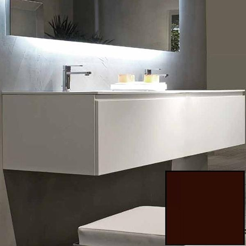 Тумба с раковиной SanVit Флай 60 kfly2060 в цвете Ral подвесная Шоколад, купить, цена, заказать, магазин, доставка, скидка, промокод, купить, цена, заказать, магазин, доставка, скидка, промокод