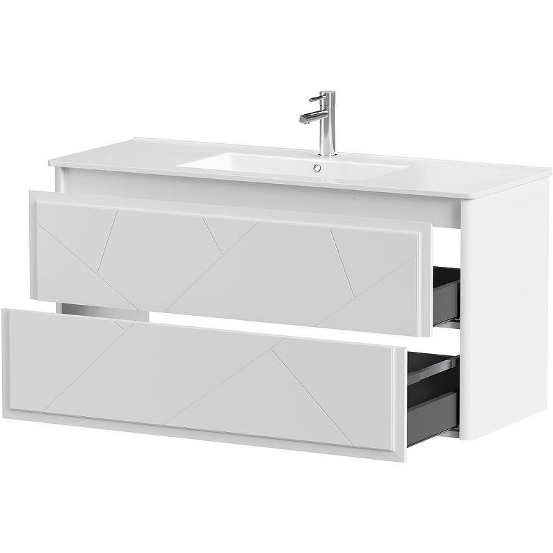 Тумба под раковину Allen Brau Paris 120 1.360003.WM подвесная Белая матовая, купить, цена, заказать, магазин, доставка, скидка, промокод, купить, цена, заказать, магазин, доставка, скидка, промокод