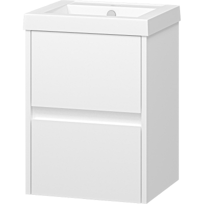 Тумба с раковиной Misty Алиса 40 УТ000011470 подвесная Белая