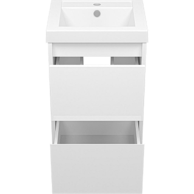 Тумба с раковиной Misty Алиса 40 УТ000011470 подвесная Белая