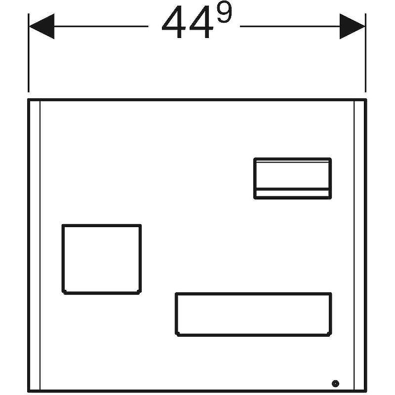 Комплект магнитной доски Geberit Acanto 500.649.JK.2 Лавовый матовый, купить, цена, заказать, магазин, доставка, скидка, промокод, купить, цена, заказать, магазин, доставка, скидка, промокод