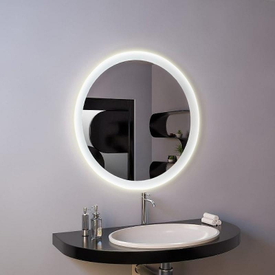 Зеркало Континент Мальта Люкс D 650 ЗЛП12 с подсветкой Золото