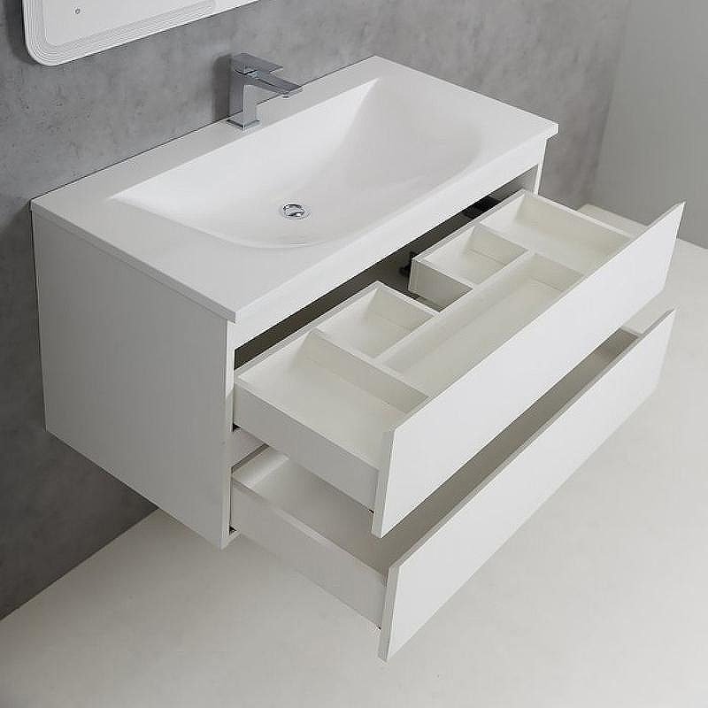 Тумба под раковину Cezares MOLVENO-100-2C-SO-BG подвесная Bianco Ghiaccio, купить, цена, заказать, магазин, доставка, скидка, промокод, купить, цена, заказать, магазин, доставка, скидка, промокод