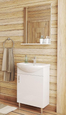 Комплект мебели для ванной Grossman Eco Line 50 105205 Белый