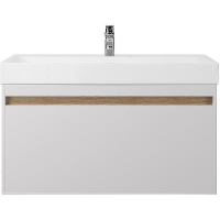 Тумба под раковину Creto Etna 100 4-1079W подвесная Белая, купить, цена, заказать, магазин, доставка, скидка, промокод, купить, цена, заказать, магазин, доставка, скидка, промокод