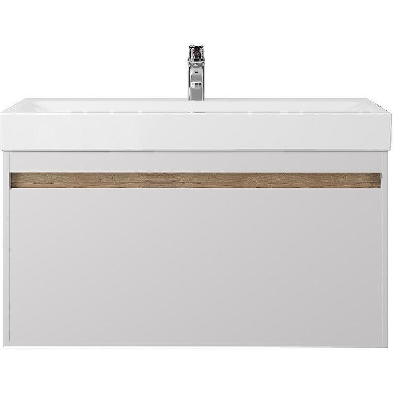 Тумба под раковину Creto Etna 100 4-1079W подвесная Белая, купить, цена, заказать, магазин, доставка, скидка, промокод, купить, цена, заказать, магазин, доставка, скидка, промокод