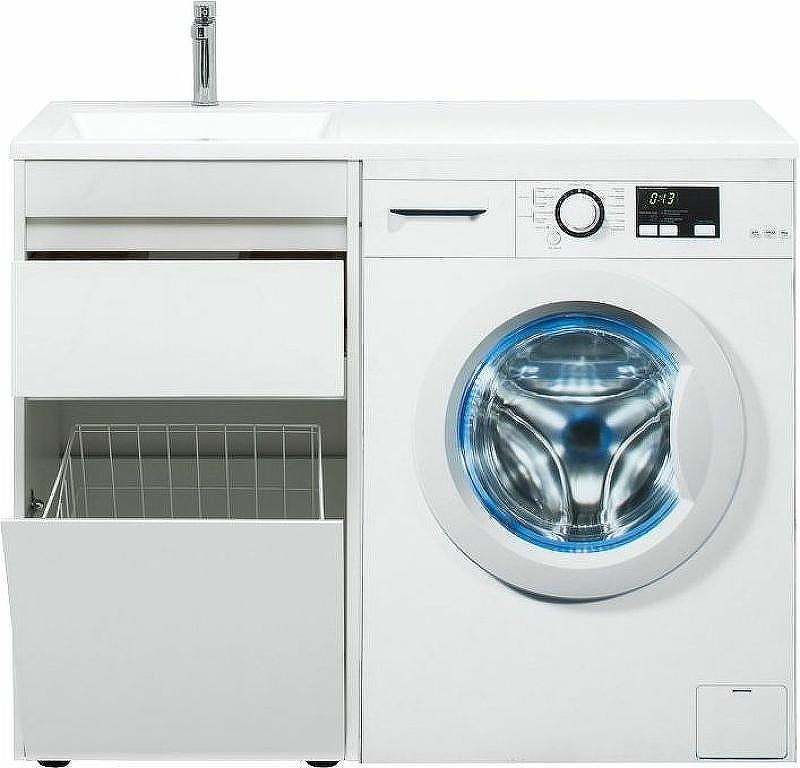 Тумба с раковиной Aquanet Токио 110 L 239298 Белая, купить, цена, заказать, магазин, доставка, скидка, промокод, купить, цена, заказать, магазин, доставка, скидка, промокод