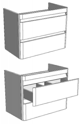 Тумба под раковину Corozo Алабама Z2 100 SD-00000568 подвесная Белая