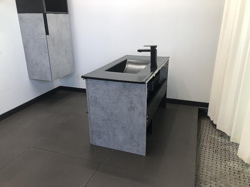 Тумба с раковиной Comforty Франкфурт 90 00-00006503 подвесная Бетон светлый, купить, цена, заказать, магазин, доставка, скидка, промокод, купить, цена, заказать, магазин, доставка, скидка, промокод