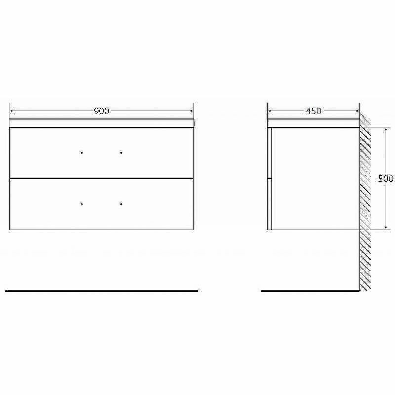 Тумба под раковину BelBagno Aurora 90 AURORA-900-2C-SO-BL подвесная Bianco Lucido, купить, цена, заказать, магазин, доставка, скидка, промокод, купить, цена, заказать, магазин, доставка, скидка, промокод