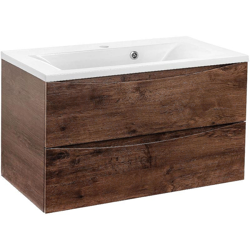 Тумба под раковину Vincea Mia 80 VMC-2MA800RW подвесная R.Wood, купить, цена, заказать, магазин, доставка, скидка, промокод, купить, цена, заказать, магазин, доставка, скидка, промокод