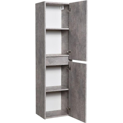 Шкаф пенал Art&Max Family-1500-2A-SO-CV подвесной Cemento Veneto