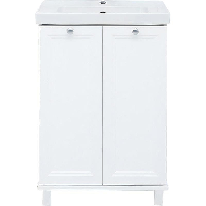 Тумба под раковину Aquanet Амели 60 261989 Белая матовая, купить, цена, заказать, магазин, доставка, скидка, промокод, купить, цена, заказать, магазин, доставка, скидка, промокод