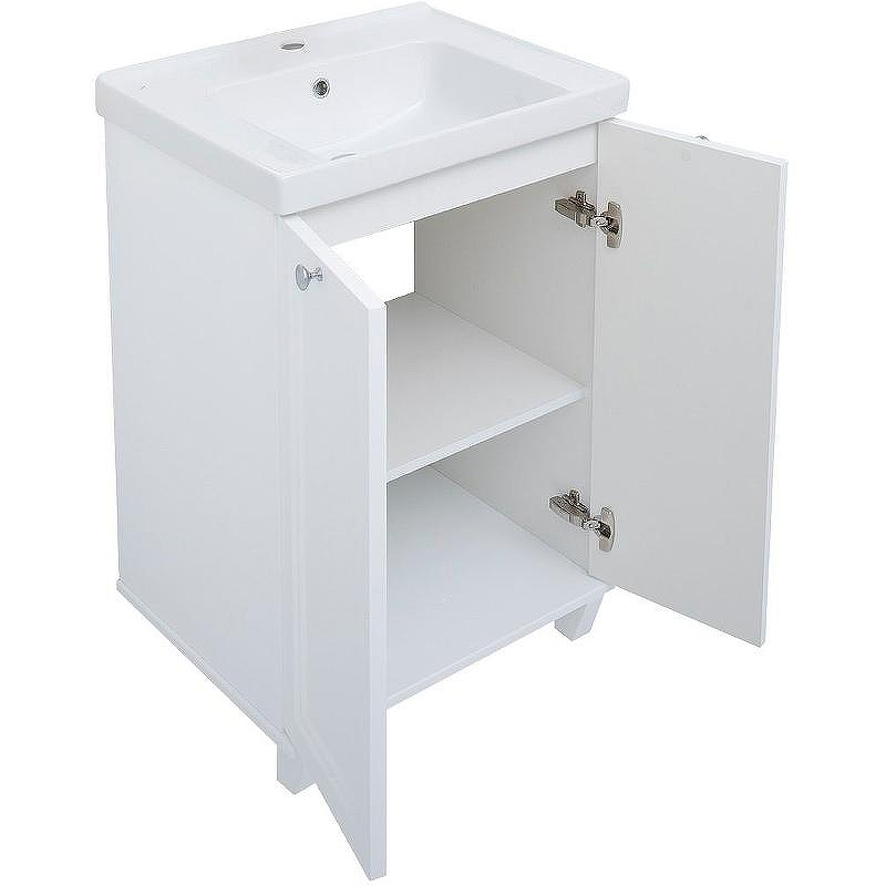 Тумба под раковину Aquanet Амели 60 261989 Белая матовая, купить, цена, заказать, магазин, доставка, скидка, промокод, купить, цена, заказать, магазин, доставка, скидка, промокод