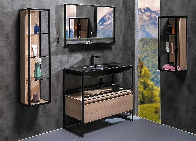 Шкаф пенал Boheme Armadi Art Loft 30 896-L подвесной Light wood, купить, цена, заказать, магазин, доставка, скидка, промокод, купить, цена, заказать, магазин, доставка, скидка, промокод