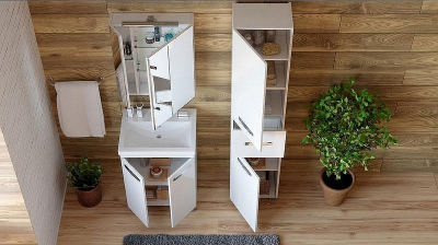 Тумба под раковину Vigo Plaza 60 tn.PLA.FOS.60.2D Белая