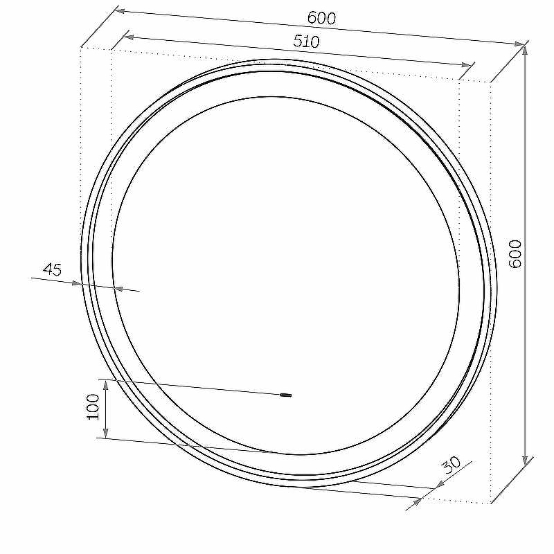 Зеркало Континент Planet D 600 ЗЛП623 с подсветкой с бесконтактным выключателем, купить, цена, заказать, магазин, доставка, скидка, промокод, купить, цена, заказать, магазин, доставка, скидка, промокод