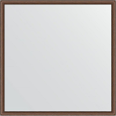 Зеркало Evoform Definite 68х68 BY 0654 в багетной раме - Орех 22