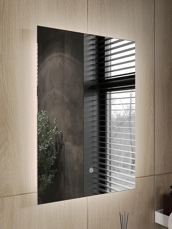 Зеркало Orange Quadrо 50 OQ-50ZE с подсветкой с сенсорным выключателем, купить, цена, заказать, магазин, доставка, скидка, промокод, купить, цена, заказать, магазин, доставка, скидка, промокод