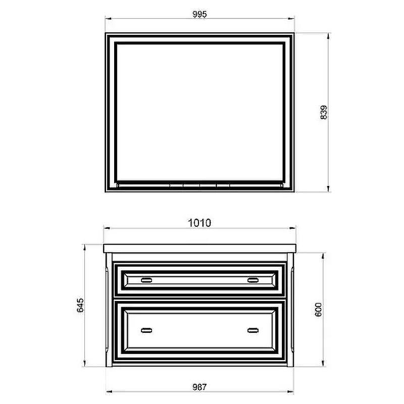 Комплект мебели для ванной ASB-Woodline Кастелло 100 Пейна (Синий), купить, цена, заказать, магазин, доставка, скидка, промокод, купить, цена, заказать, магазин, доставка, скидка, промокод