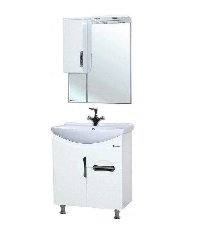 Тумба под раковину Bellezza Лагуна 65 4632110090013 1 ящик Белая, купить, цена, заказать, магазин, доставка, скидка, промокод, купить, цена, заказать, магазин, доставка, скидка, промокод