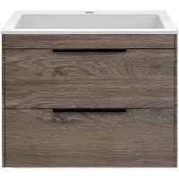 Тумба под раковину Vincea Chiara 2D 60 VMC-2C2600RO подвесная R.Oak, купить, цена, заказать, магазин, доставка, скидка, промокод, купить, цена, заказать, магазин, доставка, скидка, промокод