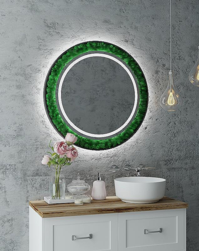 Зеркало Континент Forest 800 ЗЛП302 с подсветкой с бесконтактным выключателем, купить, цена, заказать, магазин, доставка, скидка, промокод, купить, цена, заказать, магазин, доставка, скидка, промокод