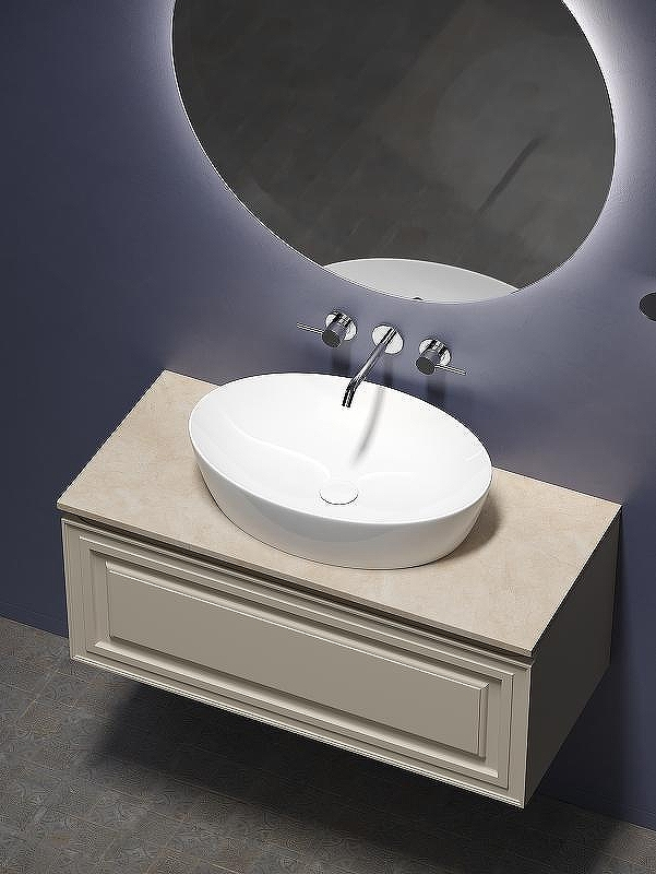 Тумба под раковину Sancos Very 100 VR100CE подвесная Beige Soft, купить, цена, заказать, магазин, доставка, скидка, промокод, купить, цена, заказать, магазин, доставка, скидка, промокод