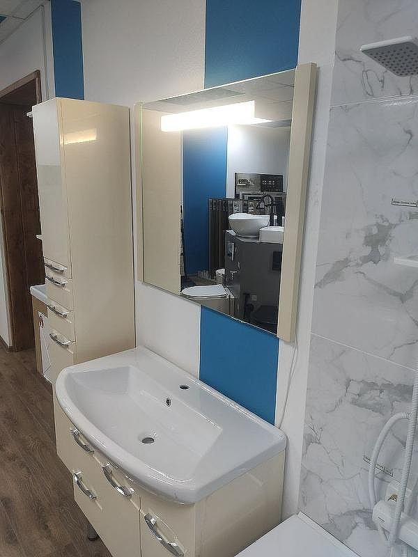 Зеркало SanVit Эдем Lux 90 с подсветкой Бледно-желтое с выключателем, купить, цена, заказать, магазин, доставка, скидка, промокод, купить, цена, заказать, магазин, доставка, скидка, промокод