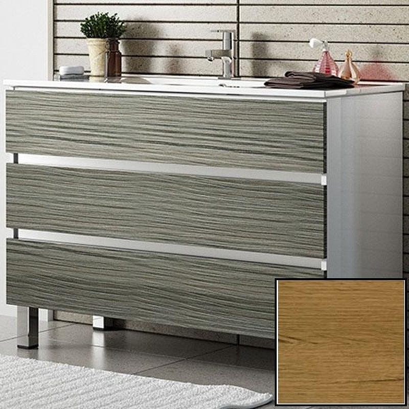 Тумба с раковиной SanVit Кубэ-3 100 kkube3100 с фактурой под дерево Акация светлая, купить, цена, заказать, магазин, доставка, скидка, промокод, купить, цена, заказать, магазин, доставка, скидка, промокод