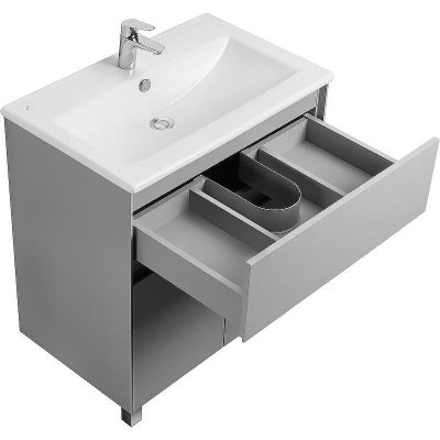 Тумба под раковину Aquaton Форест 75 1A278301FR4D0 Туманный серый