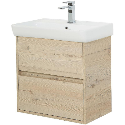 Тумба под раковину BelBagno Neon 60 NEON-600-2C-SO-PB подвесная Pino Bianco