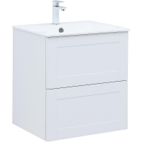 Тумба с раковиной Aquanet Терра 60 323178 подвесная Белая матовая, купить, цена, заказать, магазин, доставка, скидка, промокод, купить, цена, заказать, магазин, доставка, скидка, промокод