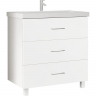 Тумба под раковину Marka One Mix 70Н с ручками Белая глянцевая, купить, цена, заказать, магазин, доставка, скидка, промокод, купить, цена, заказать, магазин, доставка, скидка, промокод