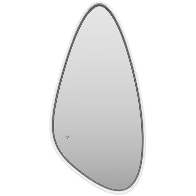 Зеркало Brevita Venus 60 VEN-Var-060-white с подсветкой Белое матовое с сенсорным выключателем