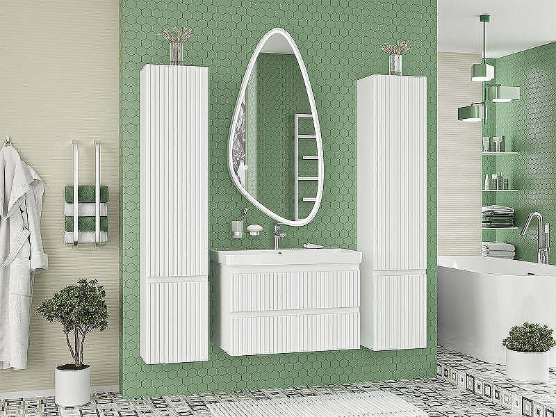 Зеркало Brevita Venus 60 VEN-Var-060-white с подсветкой Белое матовое с сенсорным выключателем, купить, цена, заказать, магазин, доставка, скидка, промокод, купить, цена, заказать, магазин, доставка, скидка, промокод