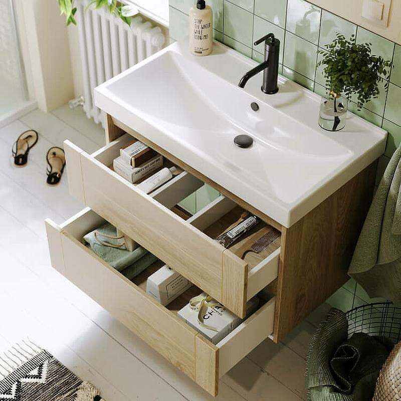 Тумба под раковину Aqwella Astrid 80 AST0108DD подвесная Дуб Давос, купить, цена, заказать, магазин, доставка, скидка, промокод, купить, цена, заказать, магазин, доставка, скидка, промокод