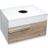 Тумба под раковину Runo Вудлайн 65 00-00001342 подвесная Белая Крафтовый дуб, купить, цена, заказать, магазин, доставка, скидка, промокод, купить, цена, заказать, магазин, доставка, скидка, промокод