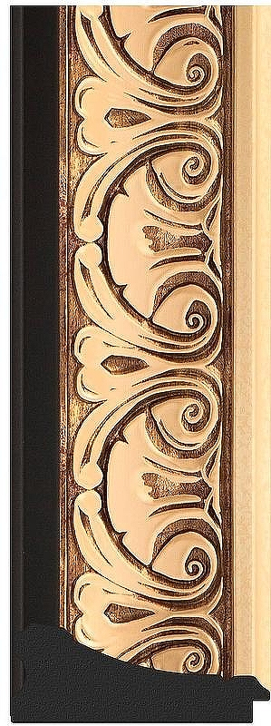 Зеркало Evoform Exclusive Floor 205х115 BY 6173 с фацетом в багетной раме - Барокко золото 106, купить, цена, заказать, магазин, доставка, скидка, промокод, купить, цена, заказать, магазин, доставка, скидка, промокод