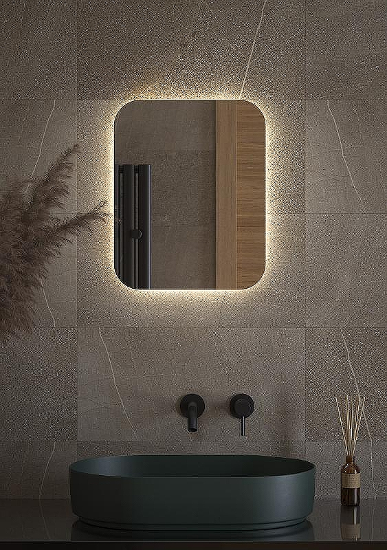 Зеркало Defesto Opti 40x50 DF 2801 с подсветкой 15W-4500К/Без выключателя/Нейтральный белый свет, купить, цена, заказать, магазин, доставка, скидка, промокод, купить, цена, заказать, магазин, доставка, скидка, промокод