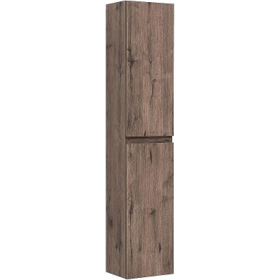 Шкаф пенал Aquanet Нота New 30 334195 подвесной Дуб веллингтон табак