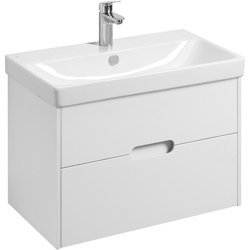 Тумба с раковиной Aquaton Оливия 80 1A2831K0OL010 подвесная Белая матовая, купить, цена, заказать, магазин, доставка, скидка, промокод, купить, цена, заказать, магазин, доставка, скидка, промокод