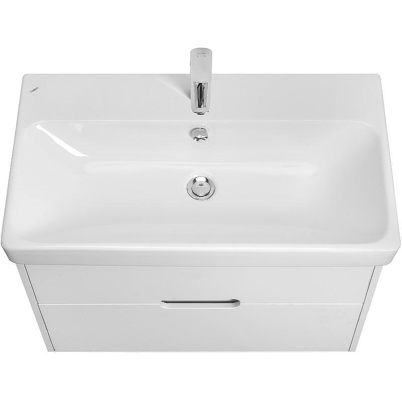 Тумба с раковиной Aquaton Оливия 80 1A2831K0OL010 подвесная Белая матовая, купить, цена, заказать, магазин, доставка, скидка, промокод, купить, цена, заказать, магазин, доставка, скидка, промокод