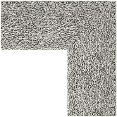 Зеркало Evoform Exclusive-G Floor 201х111 BY 6386 с гравировкой в багетной раме - Чеканка серебряная 90