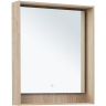 Зеркало Aquanet Милан 70 336404 с подсветкой Дуб светлый с сенсорным выключателем, купить, цена, заказать, магазин, доставка, скидка, промокод, купить, цена, заказать, магазин, доставка, скидка, промокод